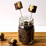 These Teddy Graham S'more pops will be a hit with your little kids! No campfire needed- these no-bake treats are quick and easy.