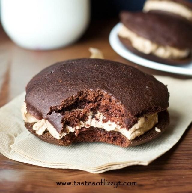 Mocha Whoopie Pies {Tastes of Lizzy T}