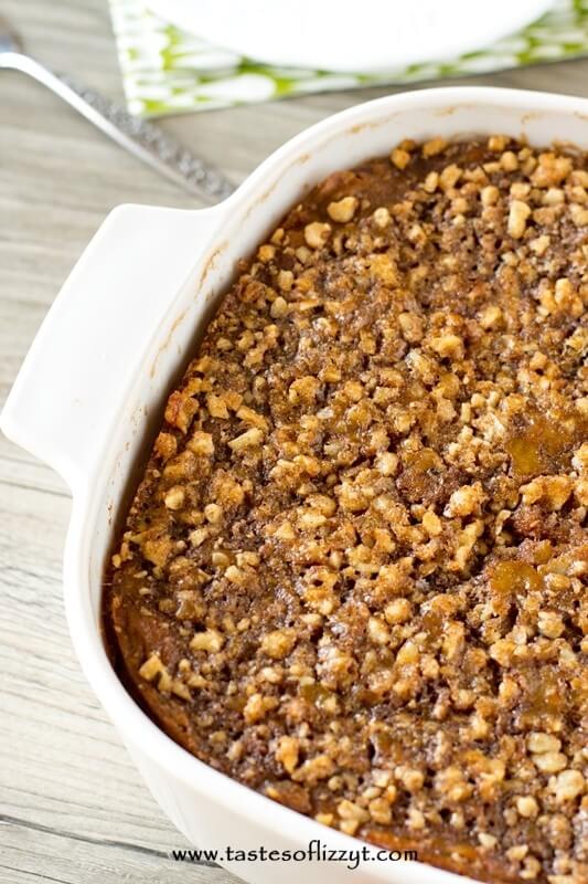 Combine pumpkin pie and rice pudding to get this comforting Pumpkin Pie Rice Pudding. This easy pumpkin recipe makes an impressive breakfast or dessert. baked rice pudding dessert with streusel topping