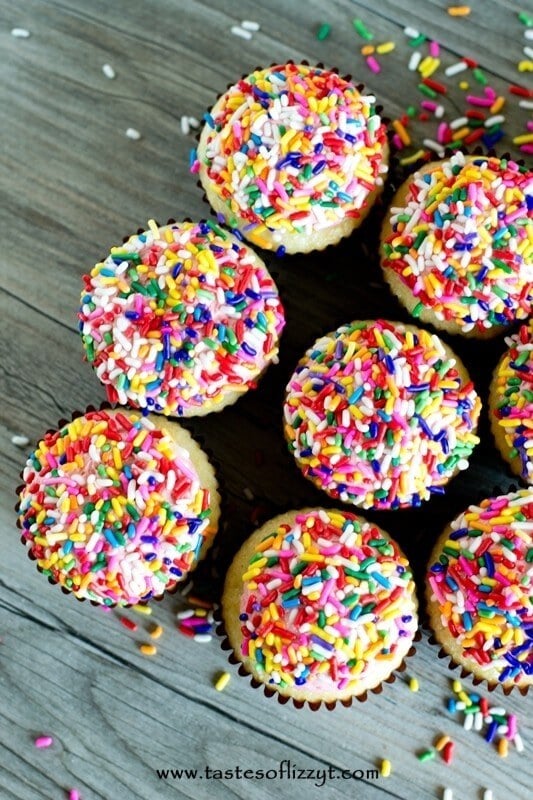 White Cream Cupcakes Recipe - Tastes of Lizzy T