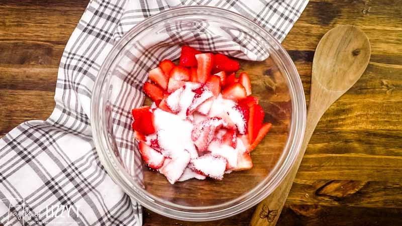 sugared strawberries