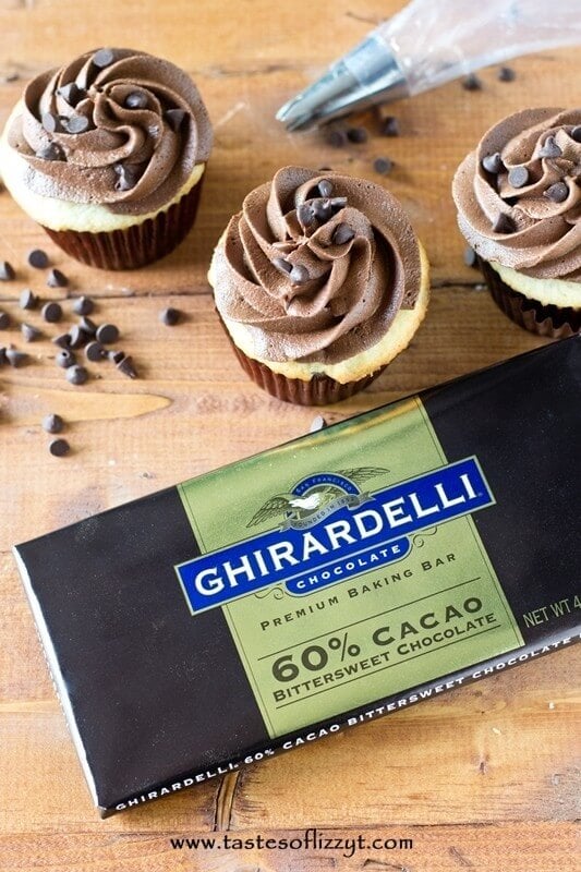 Dark Chocolate Buttercream Frosting Recipe - Tastes of Lizzy T