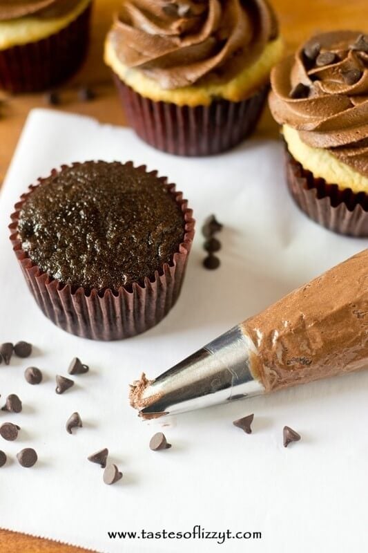 Dark Chocolate Buttercream Frosting Recipe - Tastes of Lizzy T