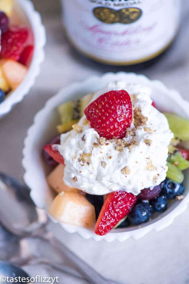 There's nothing like fresh fruit salad. This quick sparkling fruit salad is made a little extra special with sparkling cider.