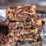 stack of 4 pumpkin spice magic bars