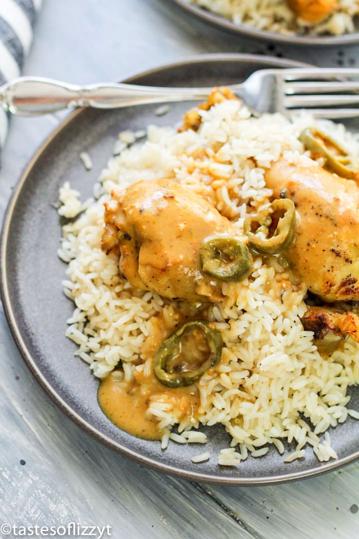 honey mustard chicken and rice