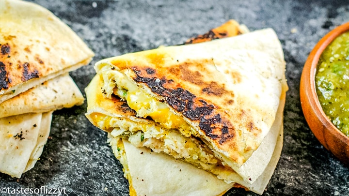 Salsa Verde Chicken Quesadillas How to make Quesadillas at Home}