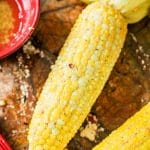 buttered ear of corn