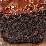 slice of chocolate banana bread