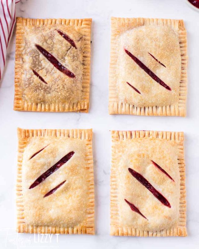 4 cherry hand pies