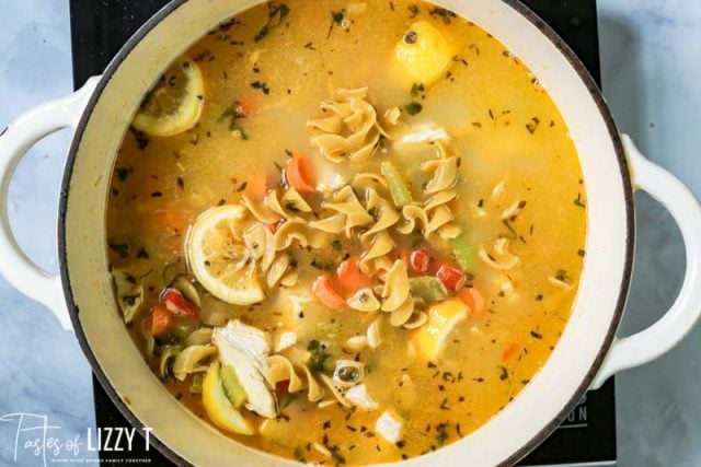 chicken soup with egg noodles