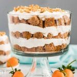 layered carrot cake trifle dessert