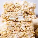 stack of 4 marshmallow treats