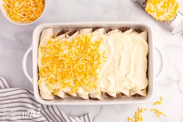 unbaked enchiladas