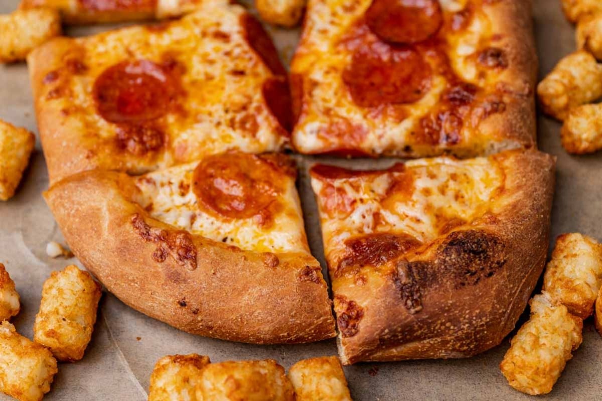 our perfect pizza crust as a pepperoni pizza