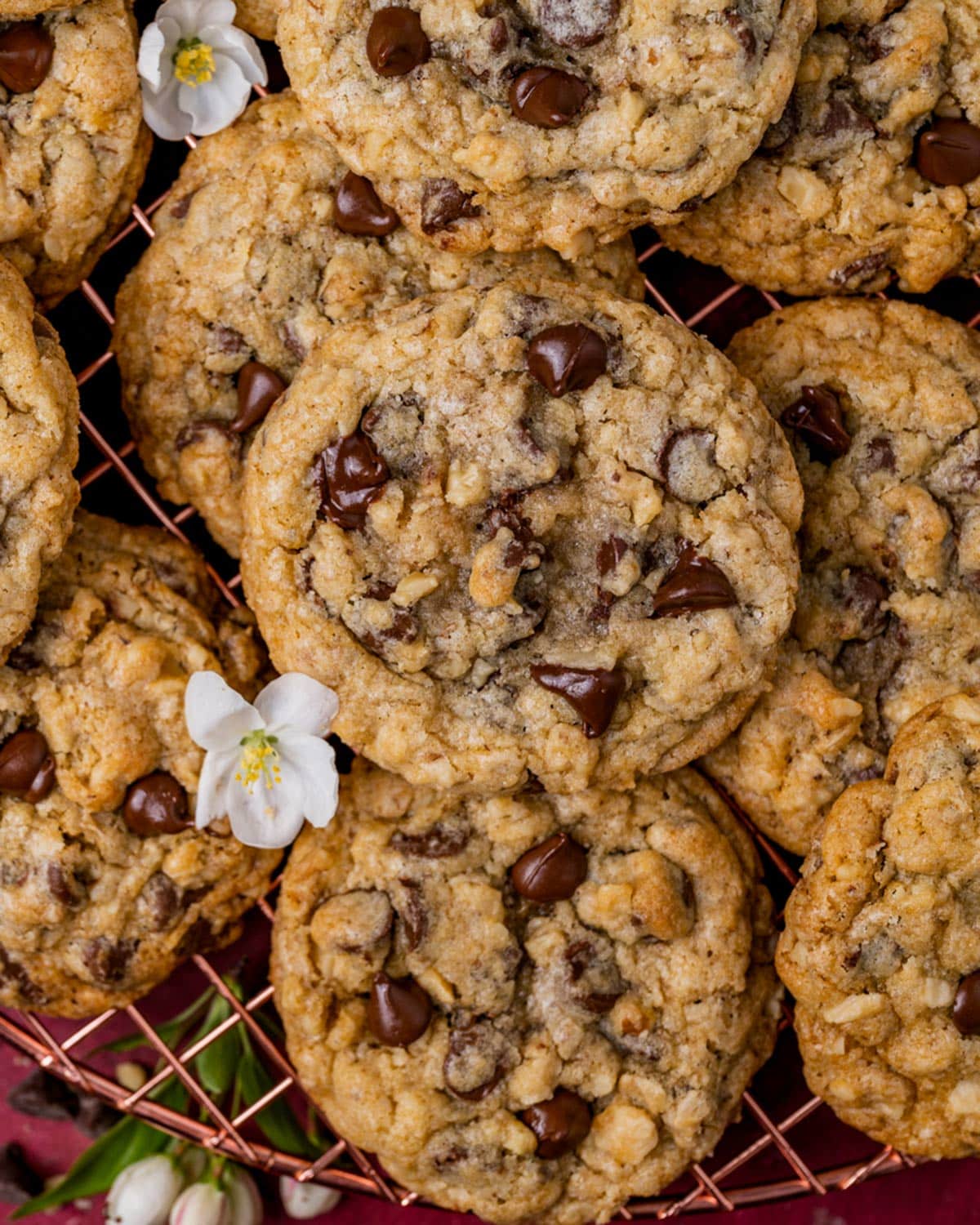 doubletree cookies on a wire rack