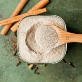 a tablespoon of chai latte mix powder