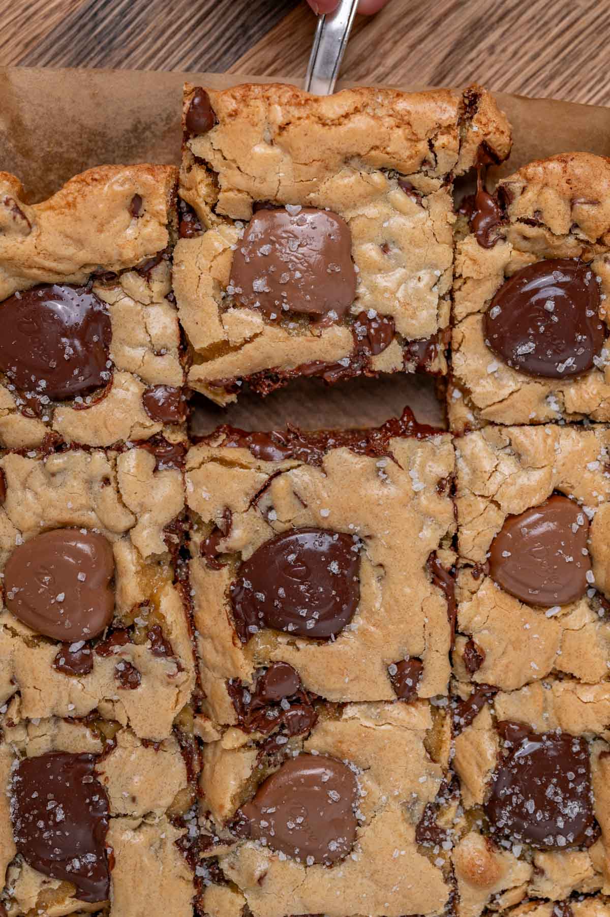 overhead view of congo bars