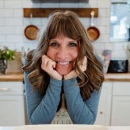 julie clark in a kitchen