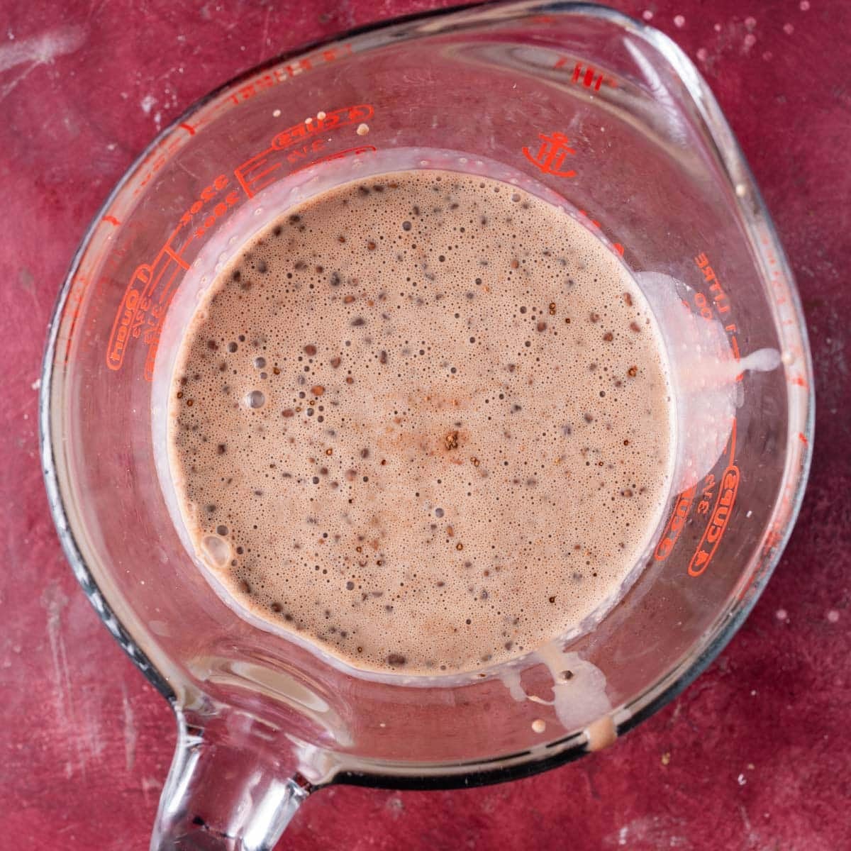 chocolate milk mixture for tres leches cake