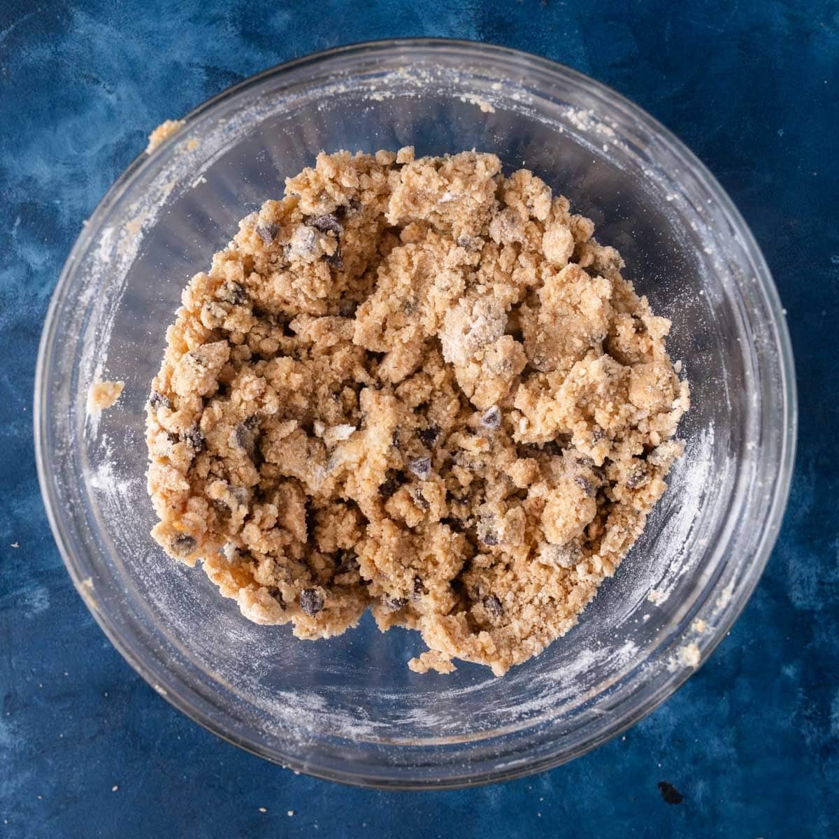 graham cracker crumble in a bowl