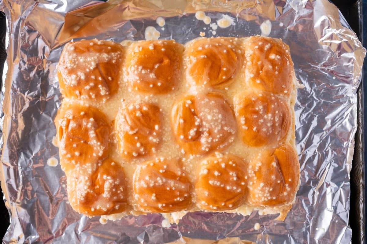 unbaked garlic bread sliders