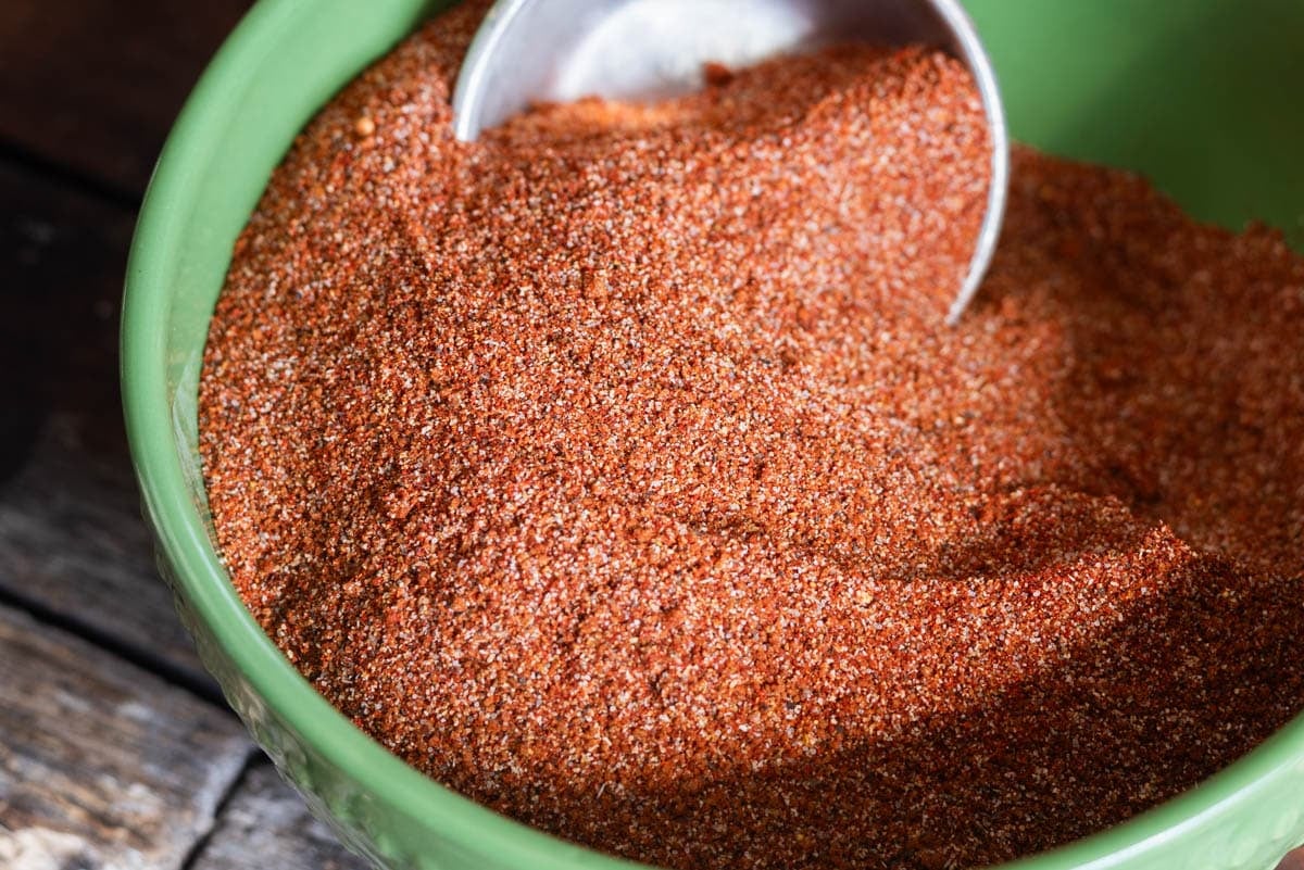 pulled pork rub in a bowl