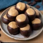a plate of buckeye candies