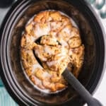 slow cooker cinnamon roll casserole recipe