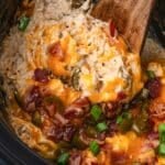 slow cooker crack chicken in a crockpot