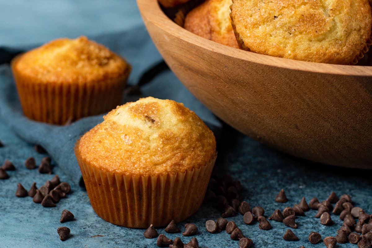 friendship bread muffins on a table