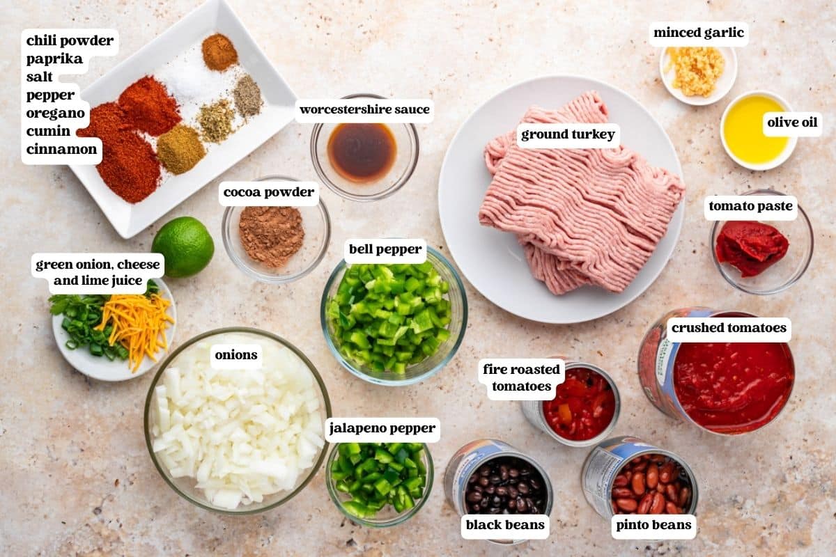 slow cooker chili ingredients