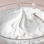 a stiff peak of 7 minute frosting