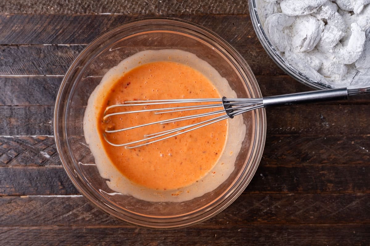 bang bang sauce in a bowl